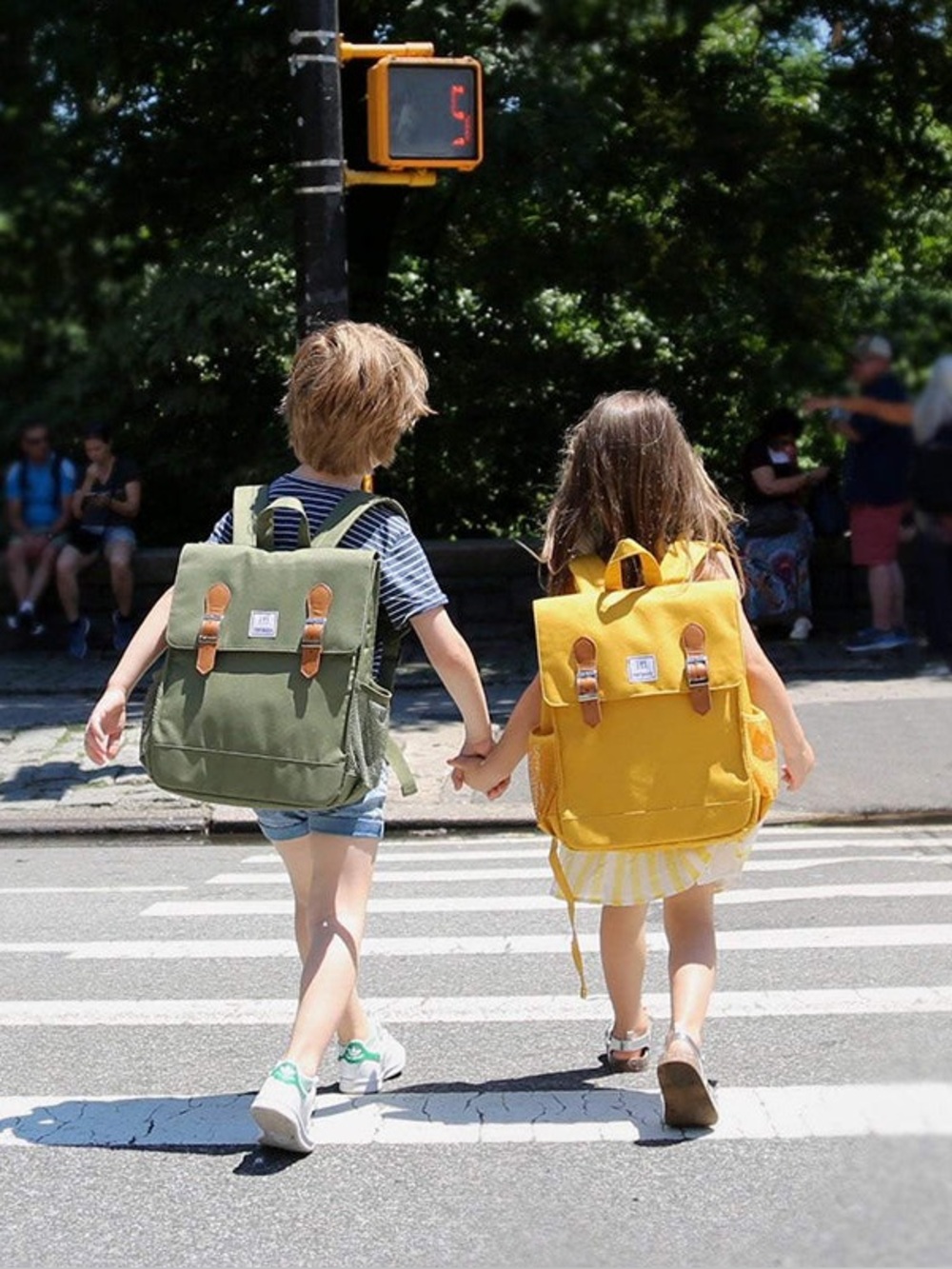 Perry Mackin Kids Yellow Backpack and lunchbox combo